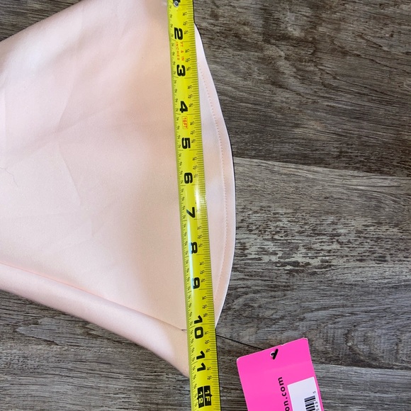 Betsey Johnson Womens Off The Shoulder Bell Sleeve Dress Blush Size 6 - Picture 10 of 13